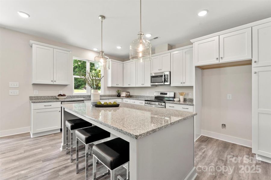 Furnished interior view inside a new home in , Gastonia (Image 18).