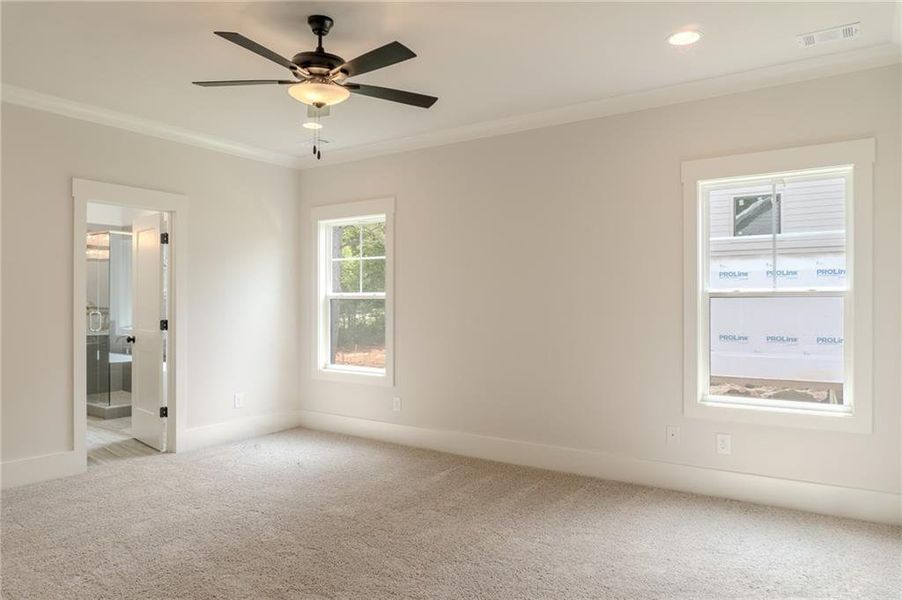 Spacious, unfurnished interior of a new home in Riverwalk, Monroe (Image 33). Spacious, unfurnished interior of a new home in Riverwalk, Monroe (Image 33).