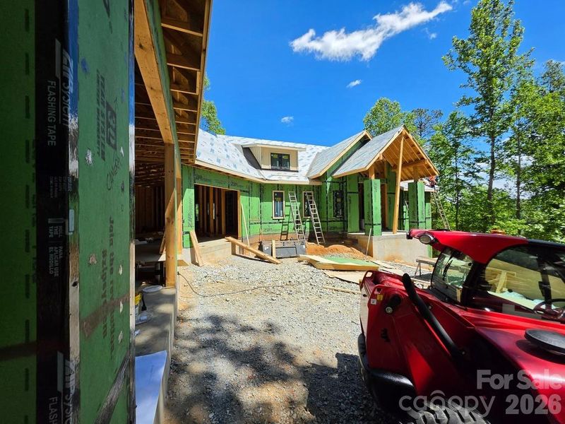 In-progress construction of a new home in , Arden, NC (Image 12).