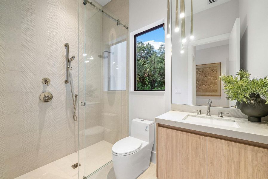 Furnished interior view inside a new home in , Delray Beach (Image 40).