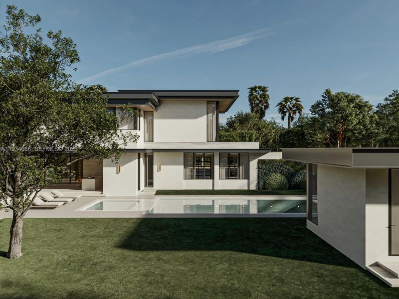 Exterior details and patio area of a home in , Pinecrest (Image 3). Exterior details and patio area of a home in , Pinecrest (Image 3).