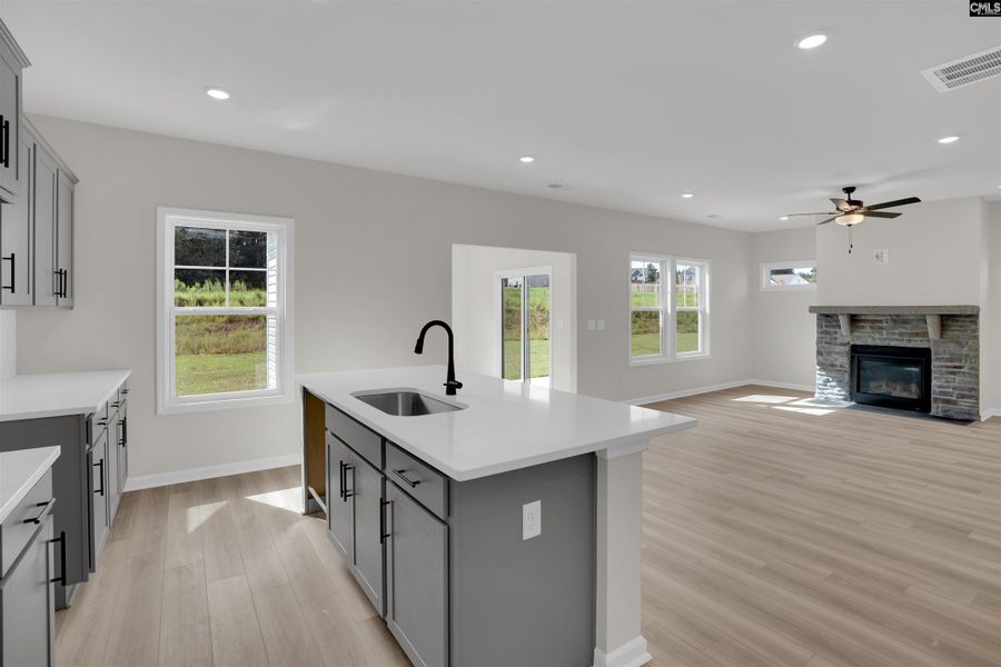 Furnished interior view inside a new home in Rolling Hills, Prosperity (Image 5).