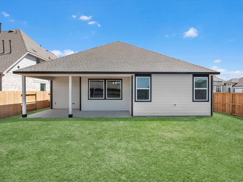 Exterior details and patio area of a home in Dellrose, Hockley (Image 3).