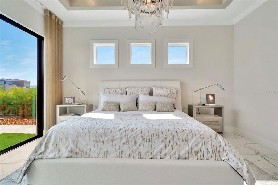 Furnished interior view inside a new home in Eagles Cove at Mirada, San Antonio (Image 12).