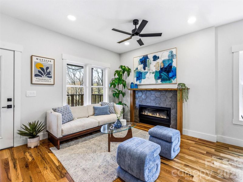 Furnished interior view inside a new home in , Asheville (Image 13).