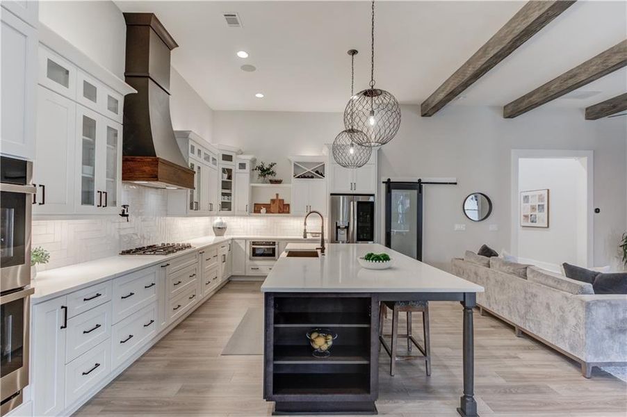 Furnished interior view inside a new home in , Suwanee (Image 15).