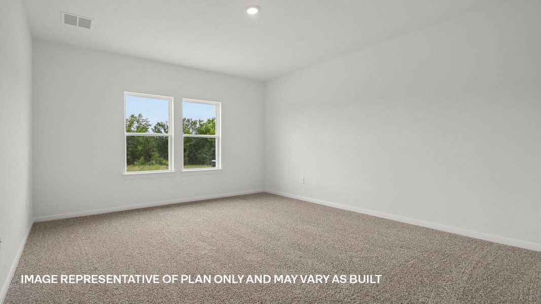 Spacious, unfurnished interior of a new home in Prairie Lakes, Buda (Image 13).