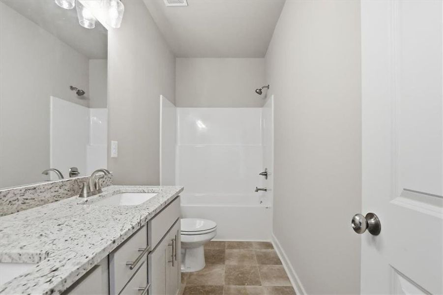 Furnished interior view inside a new home in Traditions of Braselton, Jefferson (Image 9).