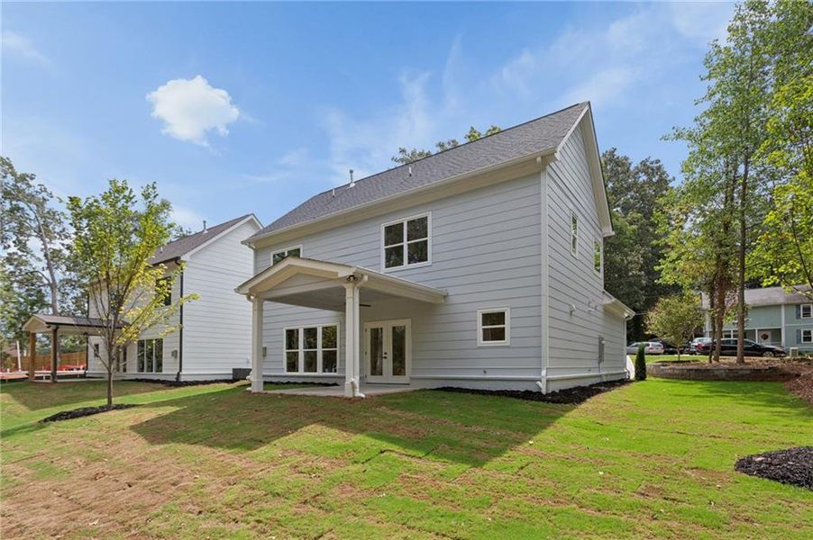 Exterior details and patio area of a home in , Smyrna (Image 23).