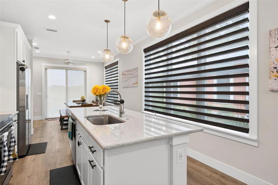 Furnished interior view inside a new home in , Oxford (Image 42).