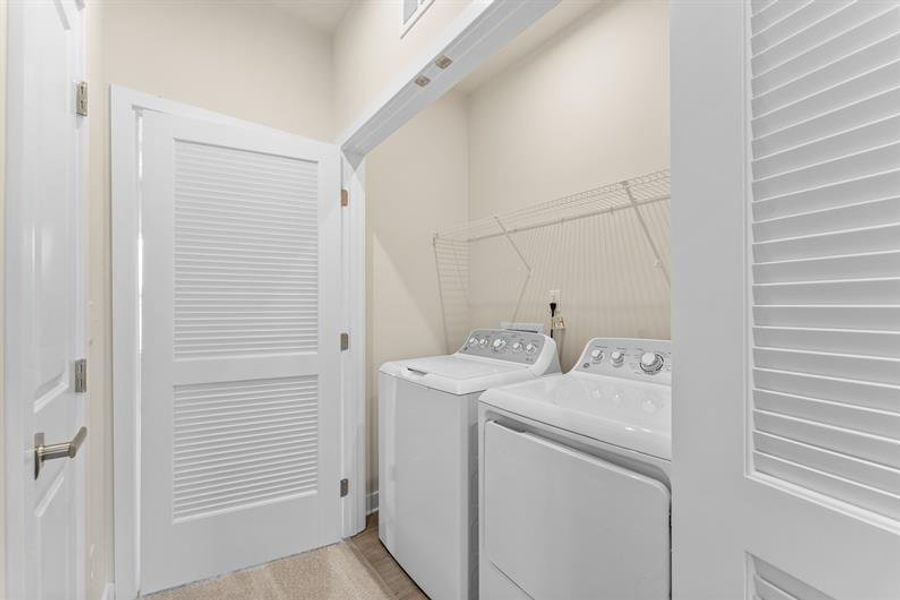 Furnished interior view inside a new home in Stowe Branch Townhomes, Charlotte (Image 8).