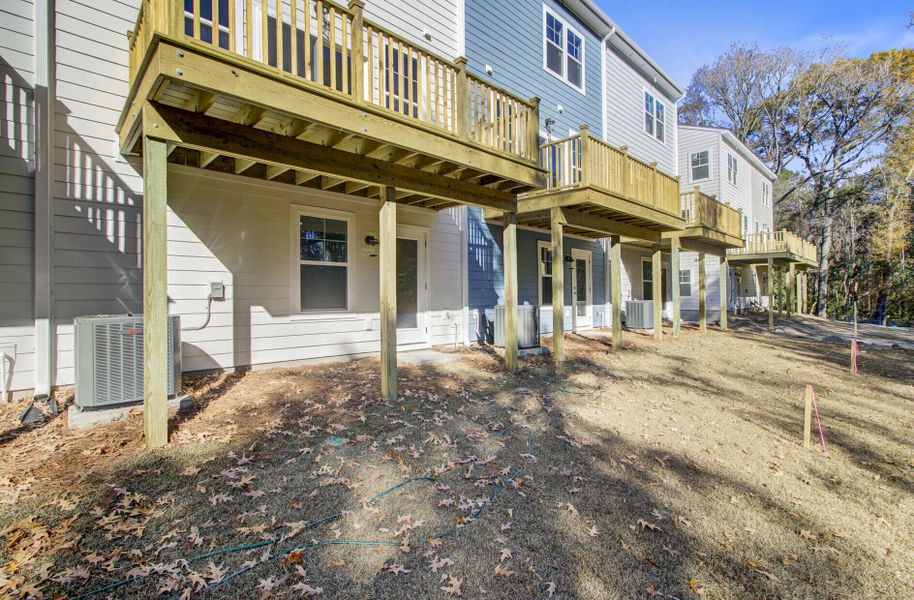 Exterior details and patio area of a home in , Johns Island (Image 22). Exterior details and patio area of a home in , Johns Island (Image 22).