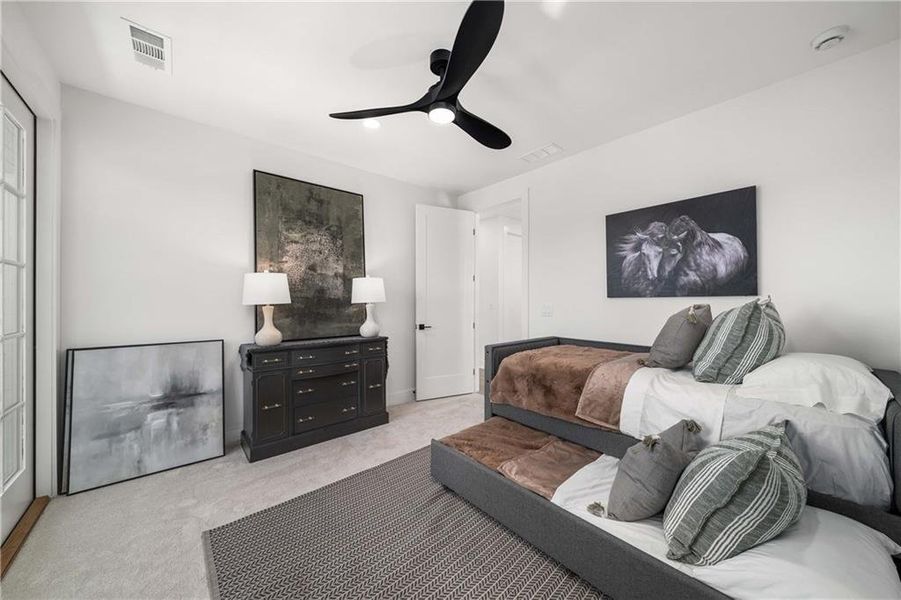 Furnished interior view inside a new home in Echo at Crabapple, Milton (Image 36).