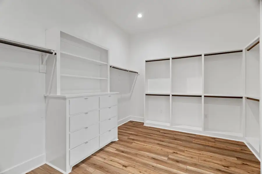 Primary closet Primary closet