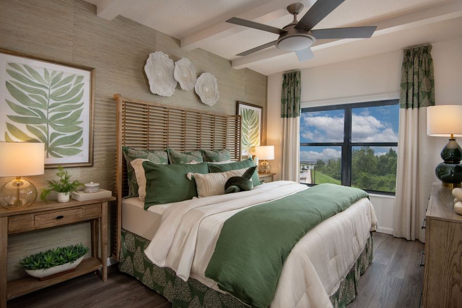 Representative furnished interior of a home built from the Latitude Bonus Townhome by Park Square Residential in Paradiso Grande, Orlando (Image 11). Representative furnished interior of a home built from the Latitude Bonus Townhome by Park Square Residential in Paradiso Grande, Orlando (Image 11).