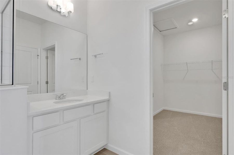 Furnished interior view inside a new home in Brystol North at Wylder, Port St. Lucie (Image 11).
