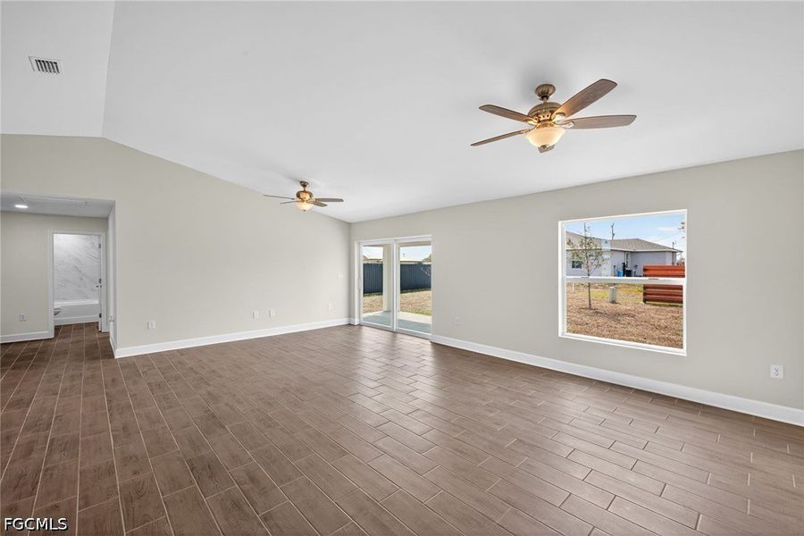 Spacious, unfurnished interior of a new home in Cape Coral, Cape Coral (Image 24). Spacious, unfurnished interior of a new home in Cape Coral, Cape Coral (Image 24).
