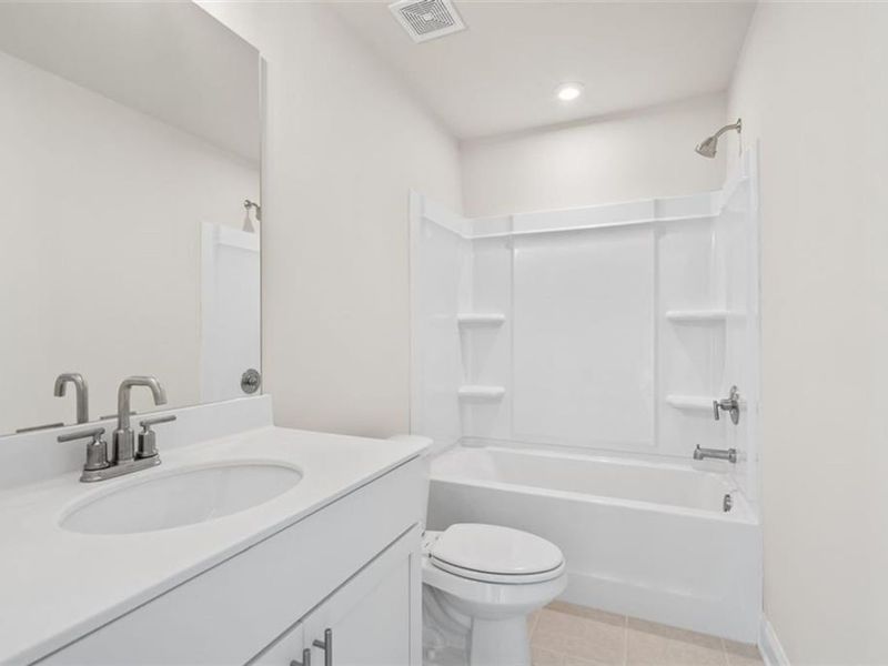 Furnished interior view inside a new home in Wehunt Meadows, Hoschton (Image 13).