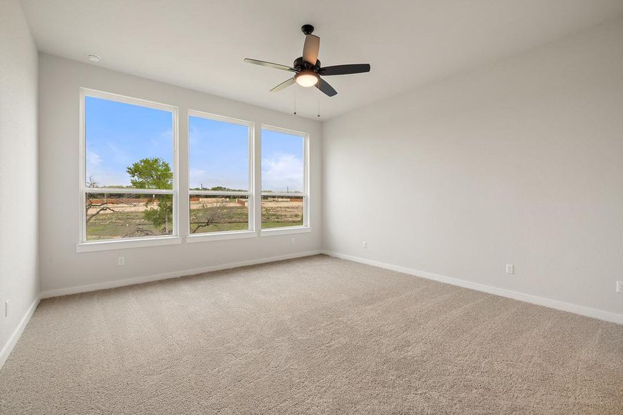 Spacious, unfurnished interior of a new home in Capitol Collection at Lariat, Liberty Hill (Image 17). Spacious, unfurnished interior of a new home in Capitol Collection at Lariat, Liberty Hill (Image 17).