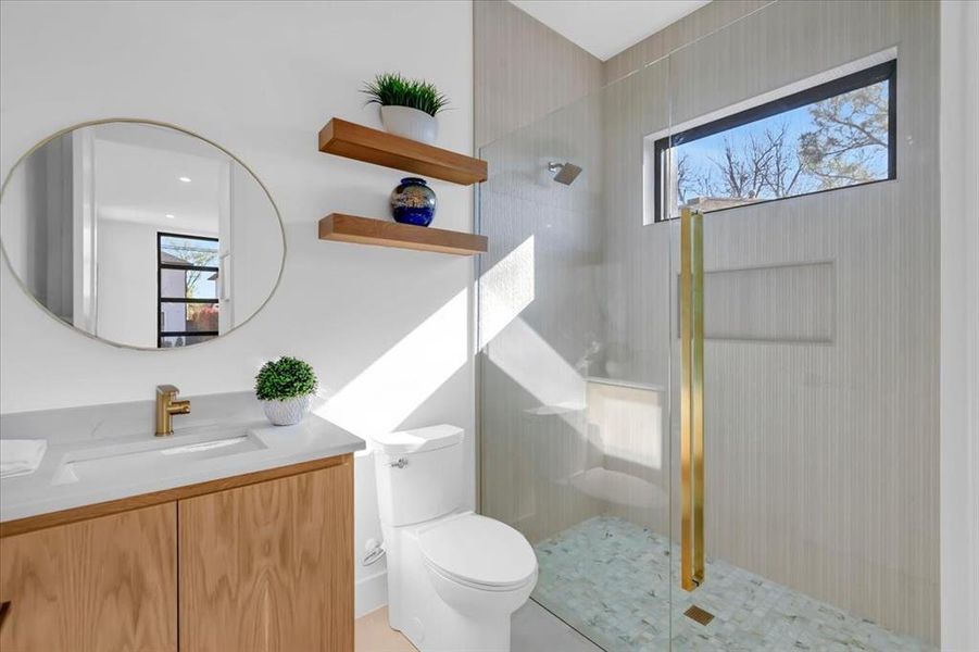 Furnished interior view inside a new home in , Dallas (Image 38).