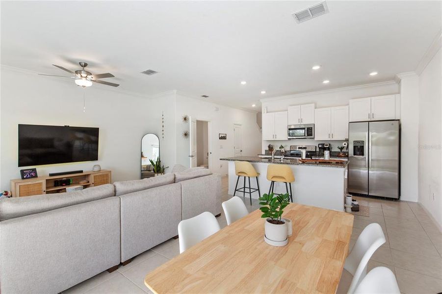 Furnished interior view inside a new home in , Land O' Lakes (Image 4). Furnished interior view inside a new home in , Land O' Lakes (Image 4).