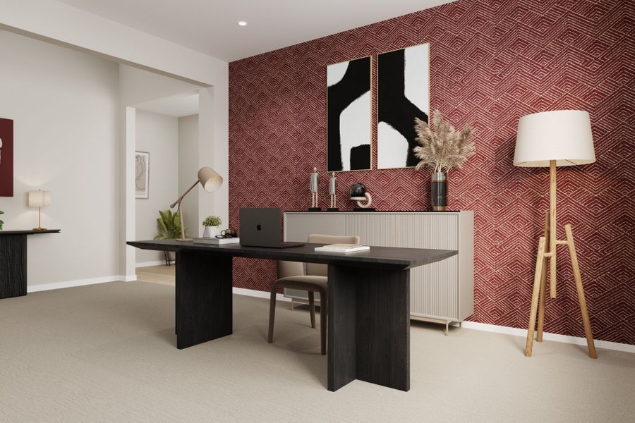 Representative furnished interior of a home built from the Watson by Beazer Homes in Montana Vista: Summit, Buckeye (Image 5).