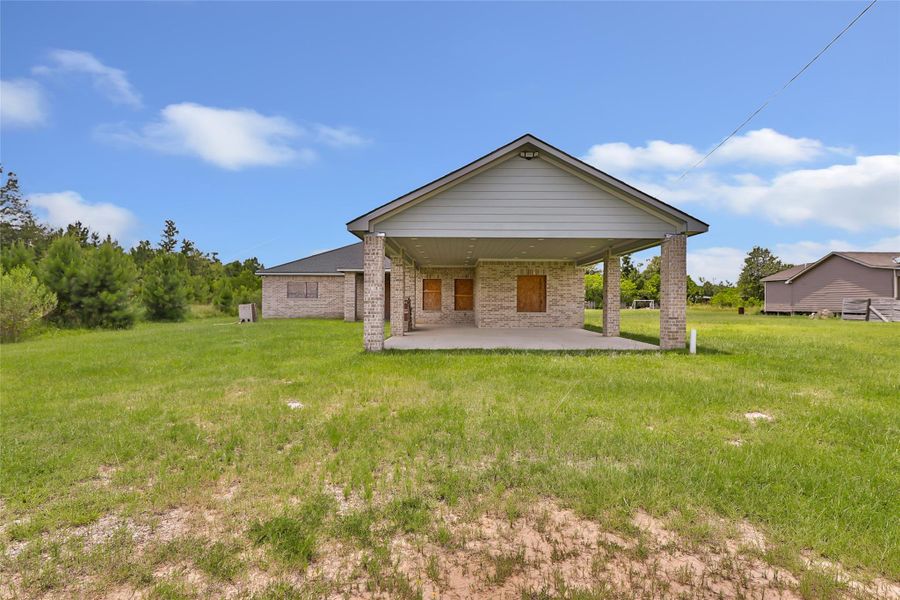 Front exterior of a new home in , Cleveland, TX, highlighting curb appeal (Image 2). Front exterior of a new home in , Cleveland, TX, highlighting curb appeal (Image 2).