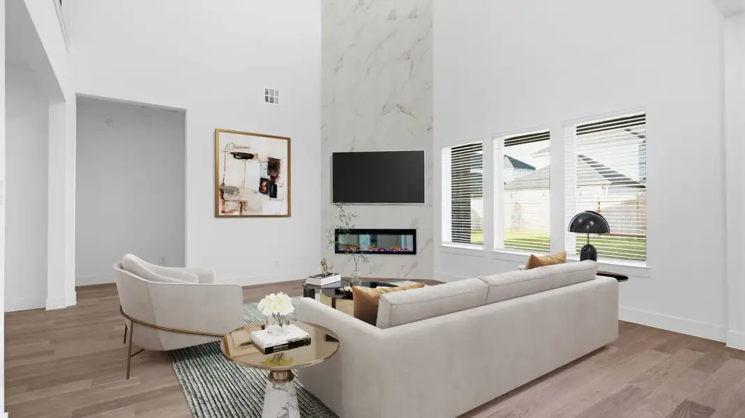 Furnished interior view inside a new home in Lago Mar 60' Homesites, Texas City (Image 7). Furnished interior view inside a new home in Lago Mar 60' Homesites, Texas City (Image 7).