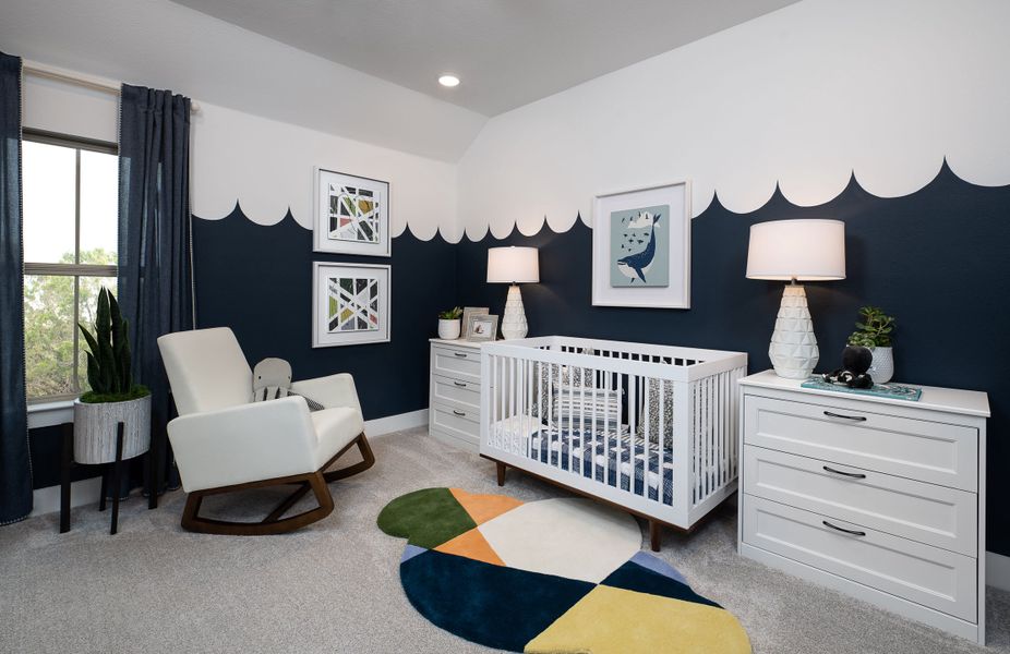 Representative furnished interior of a home built from the Ivy by Tri Pointe Homes in Bridgewater, Midlothian (Image 17).