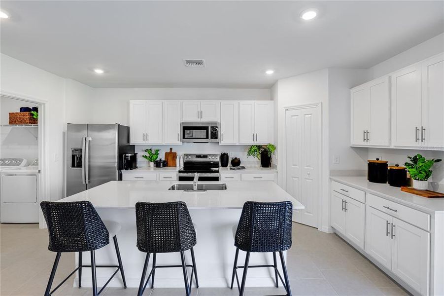Furnished interior view inside a new home in Rye Ranch, Parrish (Image 26).