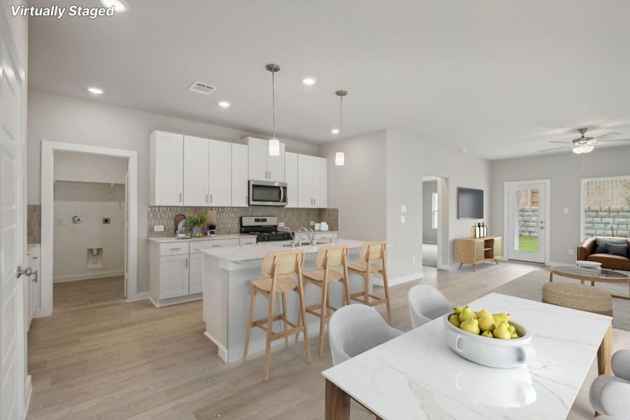 Photo is not of the actual home, but is an inspirational photo of builder’s model home and may depict options, furnishings, and/or decorator features that are not included