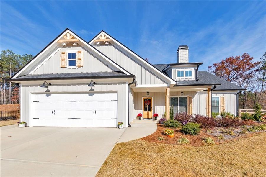 Front exterior of a new home in , Rockmart, GA, highlighting curb appeal (Image 23). Front exterior of a new home in , Rockmart, GA, highlighting curb appeal (Image 23).