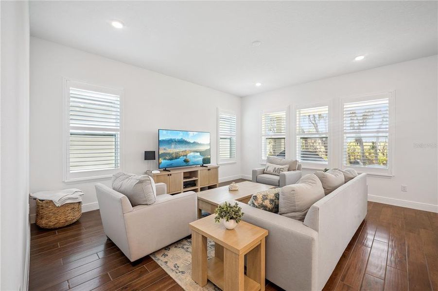Furnished interior view inside a new home in Northlake at Ovation, Winter Garden (Image 11).