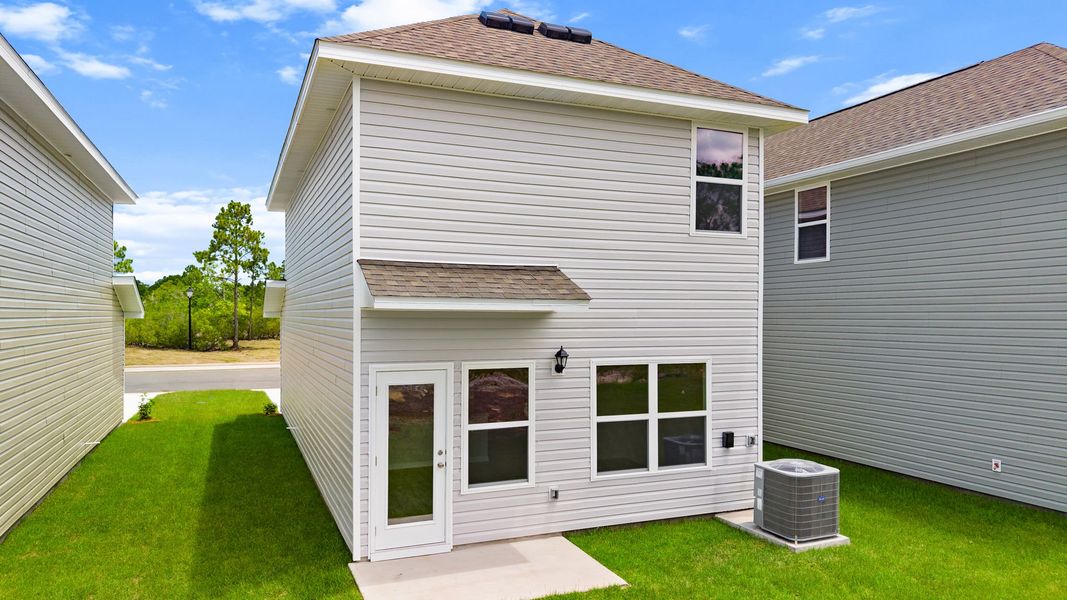 Exterior details and patio area of a home in Salt Pines, Port Saint Joe (Image 4).