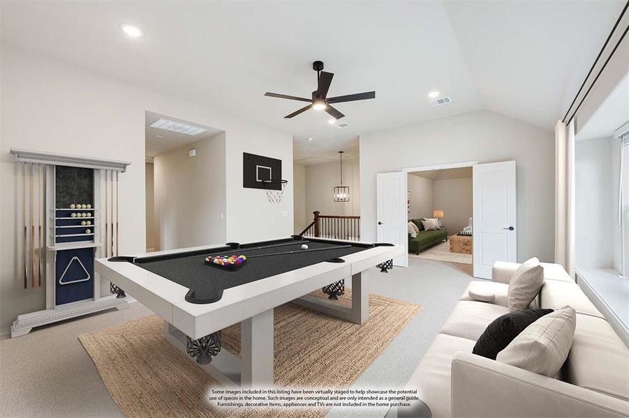 Furnished interior view inside a new home in Liberty, Melissa (Image 11).