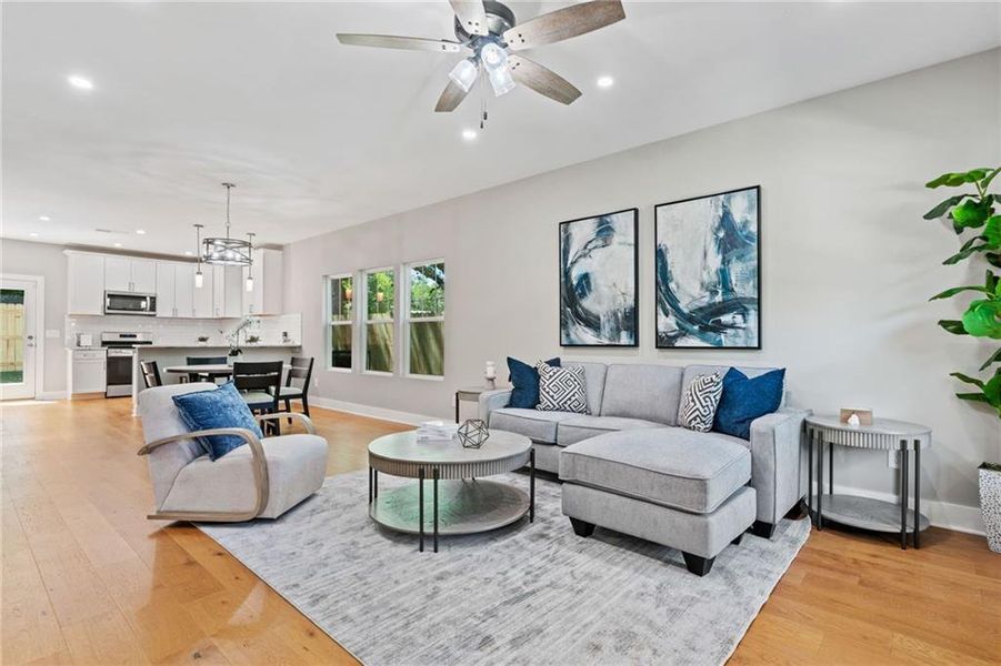 Furnished interior view inside a new home in , Decatur (Image 16). Furnished interior view inside a new home in , Decatur (Image 16).
