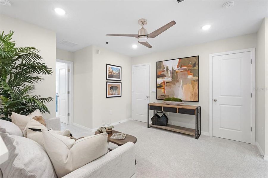 Furnished interior view inside a new home in Delaney Reserve, Deland (Image 15).