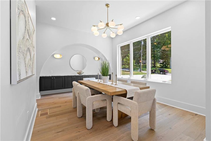 Furnished interior view inside a new home in , Atlanta (Image 68). Furnished interior view inside a new home in , Atlanta (Image 68).