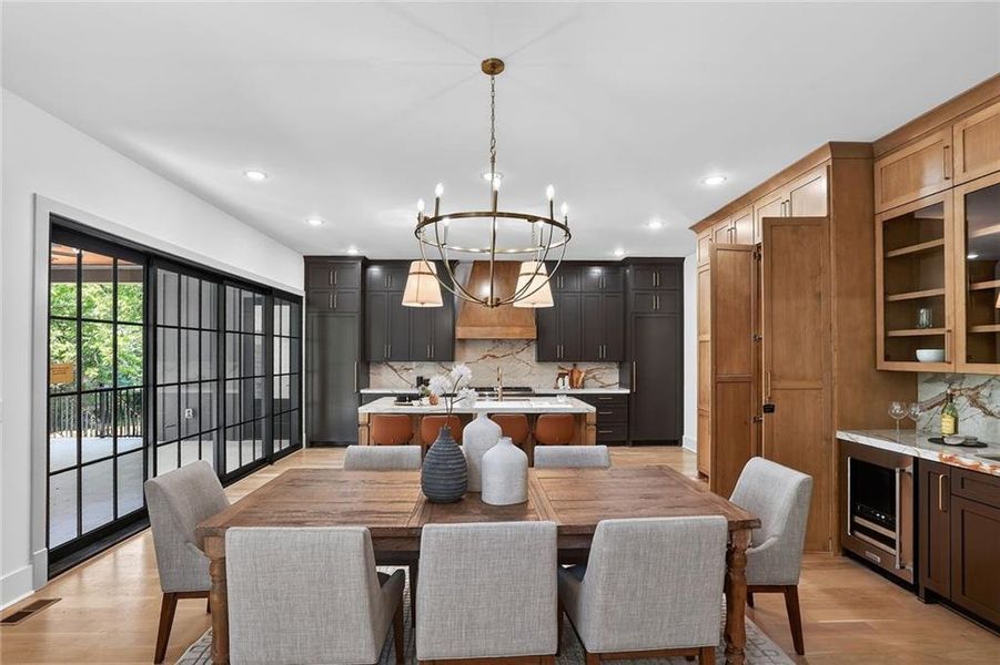 Furnished interior view inside a new home in , Roswell (Image 50).