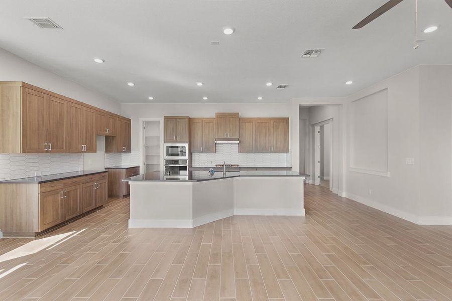 Furnished interior view inside a new home in Parkside on the River, Georgetown (Image 3).