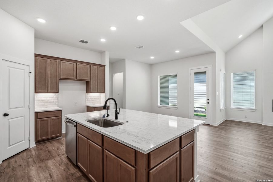 Furnished interior view inside a new home in The Crossvine, Schertz (Image 12).