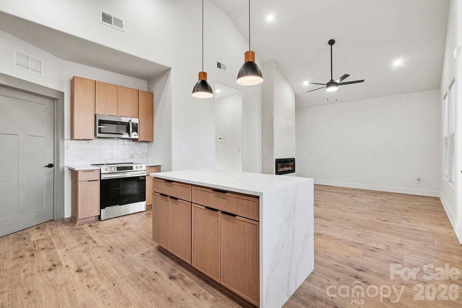 Furnished interior view inside a new home in , Concord (Image 8).