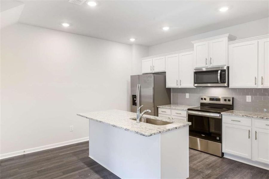 Furnished interior view inside a new home in , Conyers (Image 6).