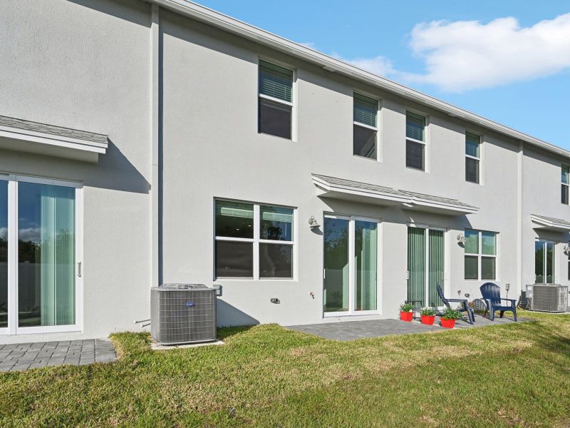 Exterior details and patio area of a home in Tidewater, Fort Pierce (Image 4).