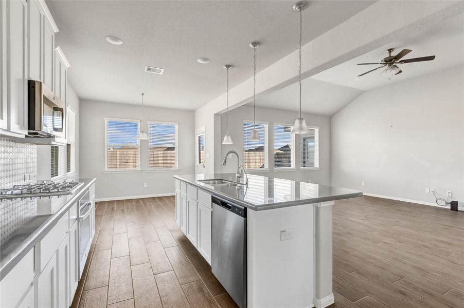 Furnished interior view inside a new home in , Baytown (Image 9). Furnished interior view inside a new home in , Baytown (Image 9).