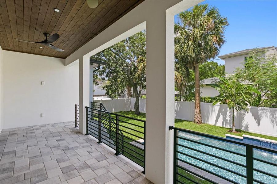 Exterior details and patio area of a home in , Tampa (Image 4). Exterior details and patio area of a home in , Tampa (Image 4).