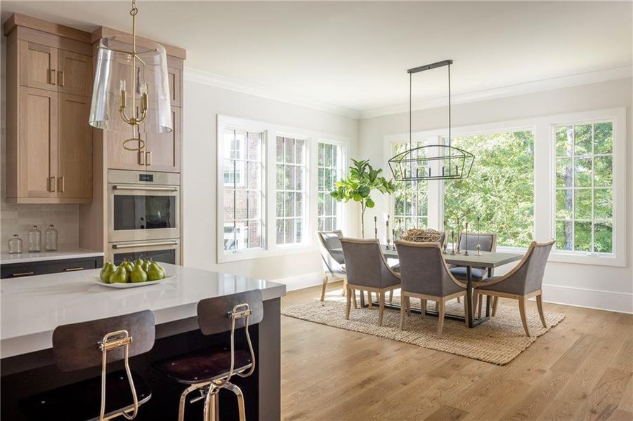 Furnished interior view inside a new home in , Canton (Image 7).