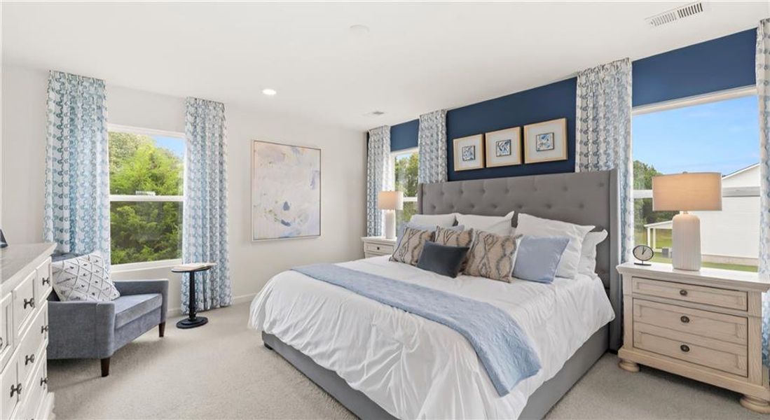Furnished interior view inside a new home in Bridle Creek, Locust Grove (Image 6).
