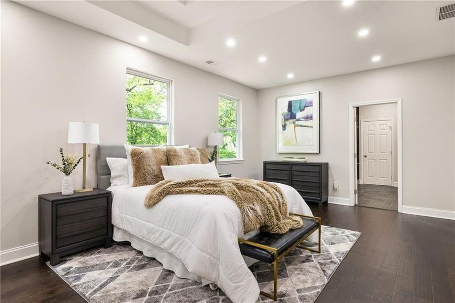 Furnished interior view inside a new home in , Atlanta (Image 16).