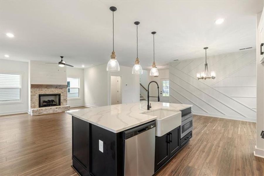 Furnished interior view inside a new home in , Emerson (Image 11).